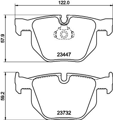 MINTEX MDB2961: Piduriklotsid