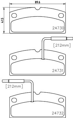 MINTEX MDB2993: Kit pastiglie freni