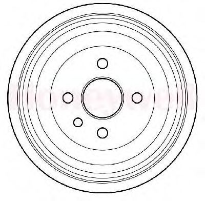 BENDIX 329202B: Piduritrummel 200mm