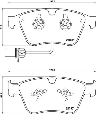 MINTEX MDB3181: Piduriklotsid