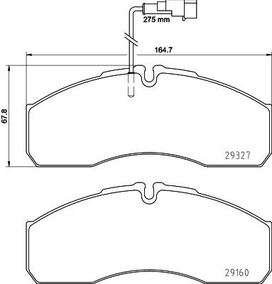 MINTEX MDB3205: Plaquettes de frein avec accessoires, avec vis d'étrier de frein