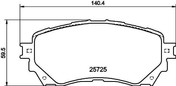 MINTEX MDB3386: Plăcuțe de frână cu acceasorii