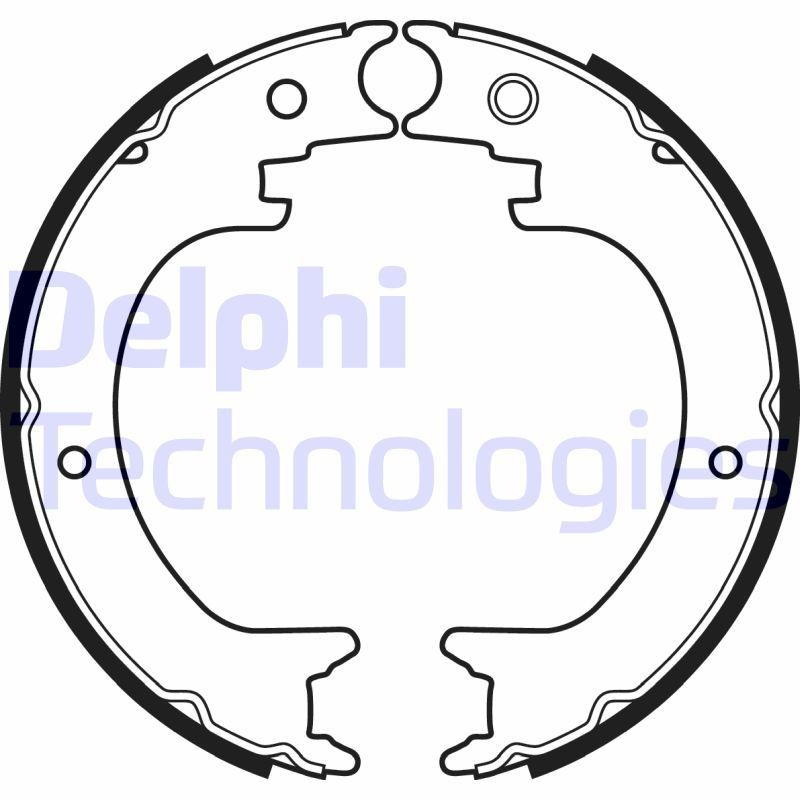 DELPHI LS2082: Piduriklotside komplekt, seisupidur