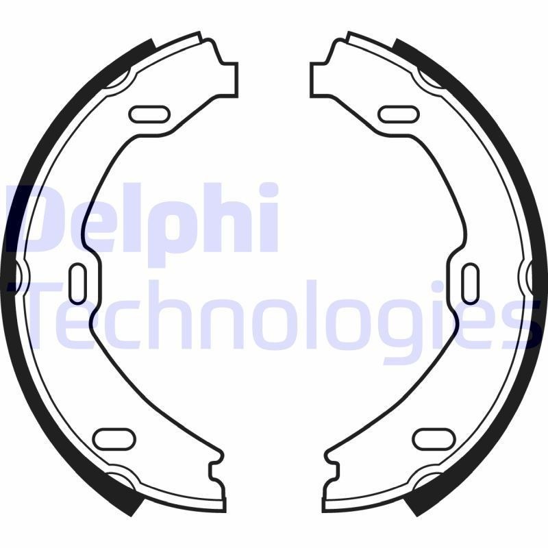 DELPHI LS2084: Piduriklotside komplekt, seisupidur