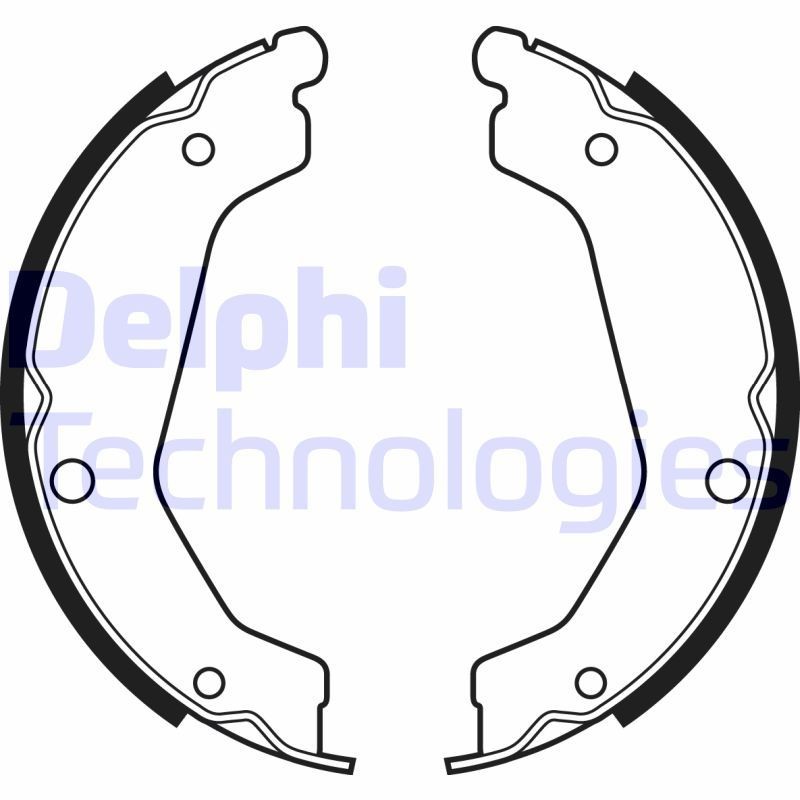 DELPHI LS2085: Piduriklotside komplekt, seisupidur