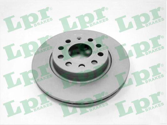 LPR A1001VR: Piduriketas TOTAL COATED Ø: 280mm, sisemine õhutus, Ø: 280mm
