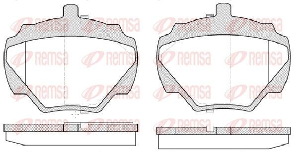 REMSA 0222.10: Piduriklotsid Tagasild, koos lisadega, koos kleepfooliumiga