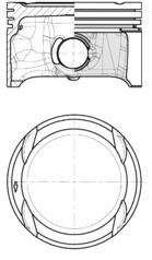 KOLBENSCHMIDT 40839600: Piston