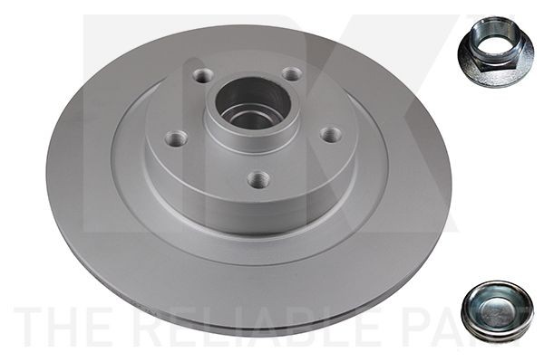 NK 313972: Piduriketas Ø: 300mm, täis, Ø: 300mm, kaetud, koos rattalaagriga, koos integreeritud magnetilise anduriga