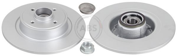 A.B.S. 17728C: Piduriketas Ø: 274mm, täis, Ø: 274mm, kaetud, koos ABS-andurirõngaga COATED
