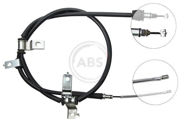 A.B.S. K15368: Cablu, frana de parcare 1620mm, 1620mm