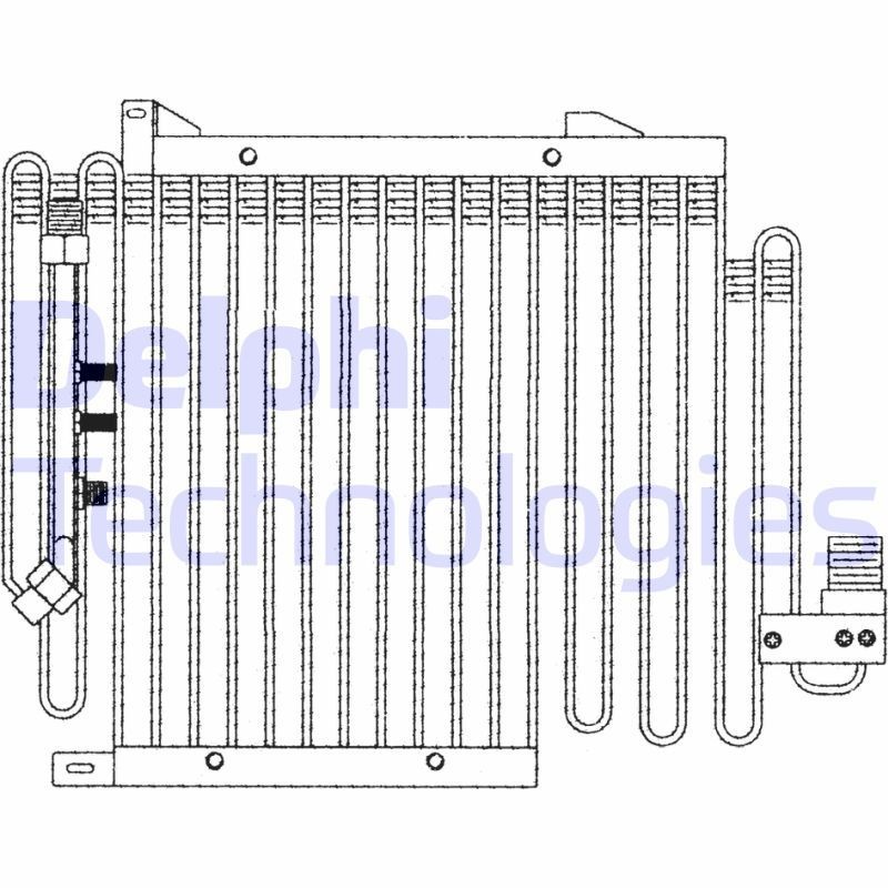 DELPHI TSP0225170: Kondensaator, kliimaseade