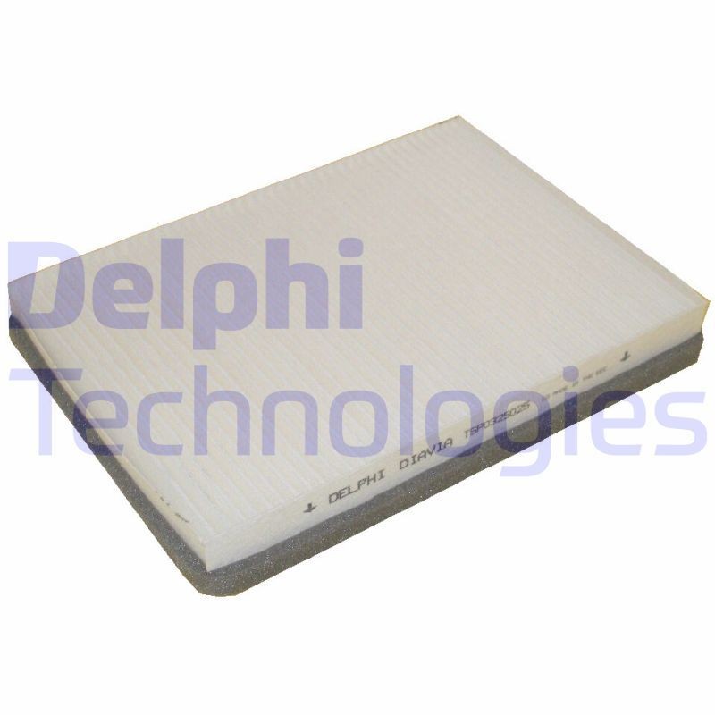 DELPHI TSP0325025: Filtro, ar do habitáculo Filtro de pólen