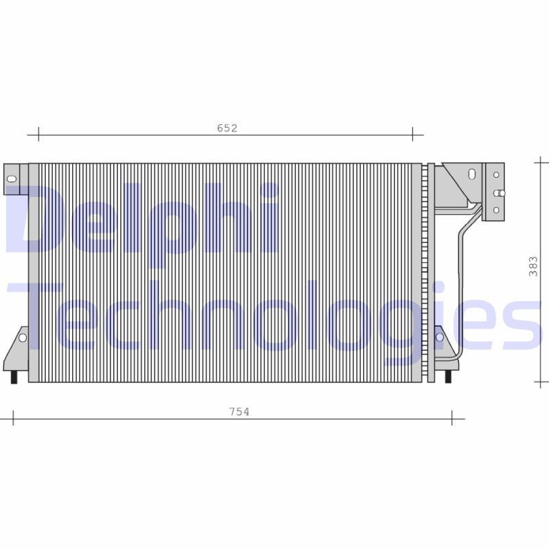 DELPHI TSP0225025: Kondensaator, kliimaseade 28mm