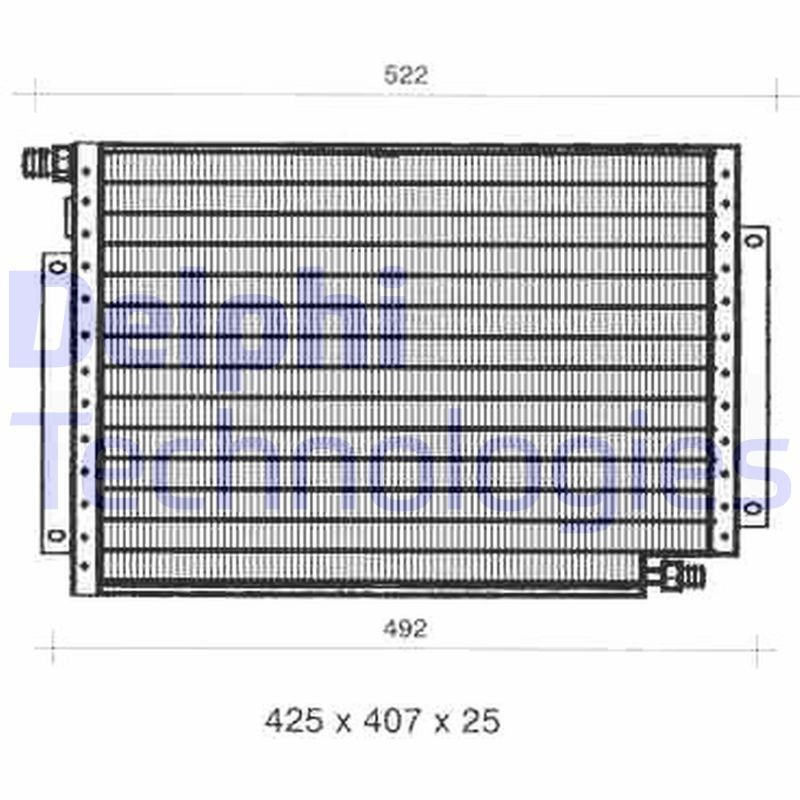 DELPHI TSP0225241: Kondensaator, kliimaseade 25mm