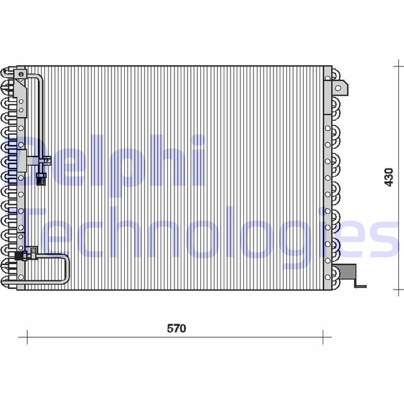 DELPHI TSP0225076: Kondensaator, kliimaseade 25mm