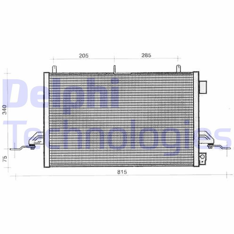 DELPHI TSP0225276: Kondensaator, kliimaseade 20mm