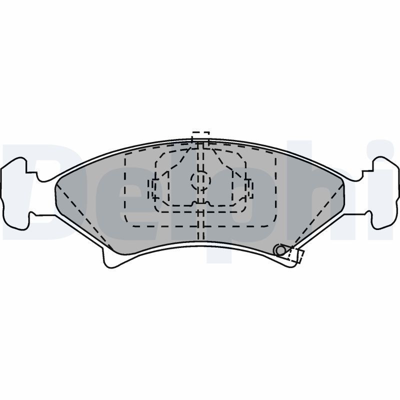 DELPHI LP912: Piduriklotsid ilma lisavarustuseta