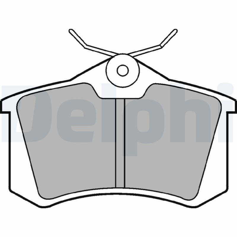 DELPHI LP1713: Kit pastiglie freni senza accessori