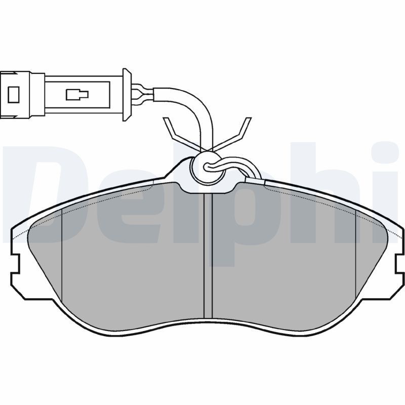 DELPHI LP706: Piduriklotsid ilma lisavarustuseta