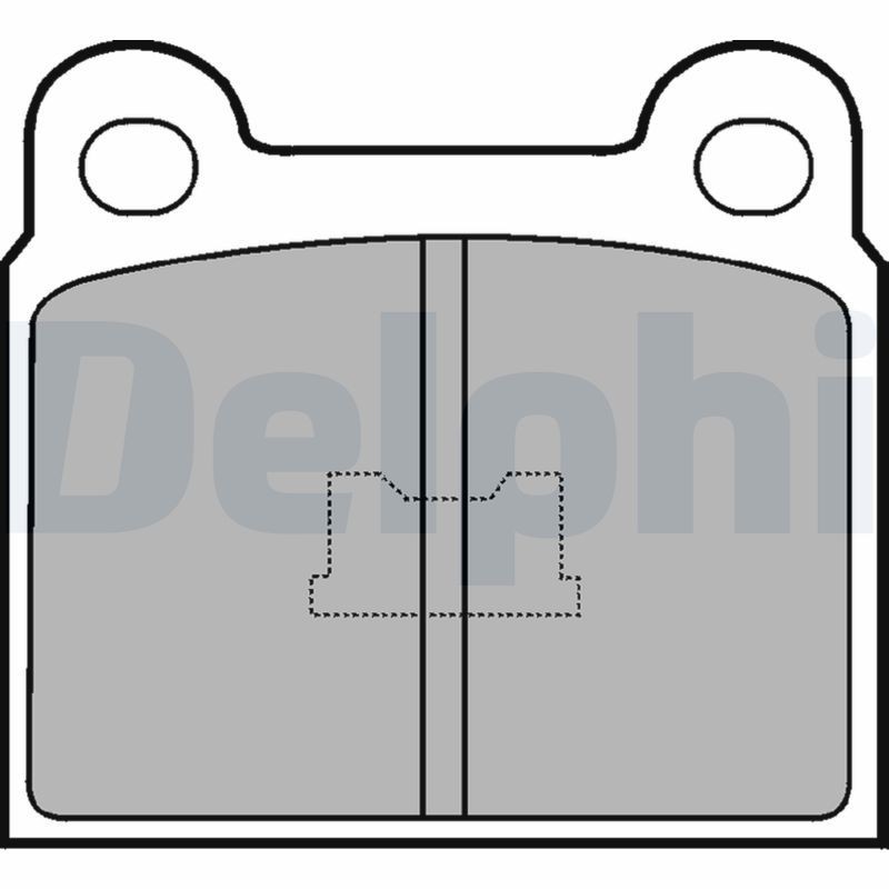 DELPHI LP86: Piduriklotsid ilma lisavarustuseta