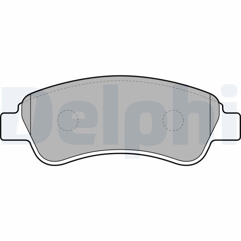 DELPHI LP1679: Kit pastiglie freni senza accessori