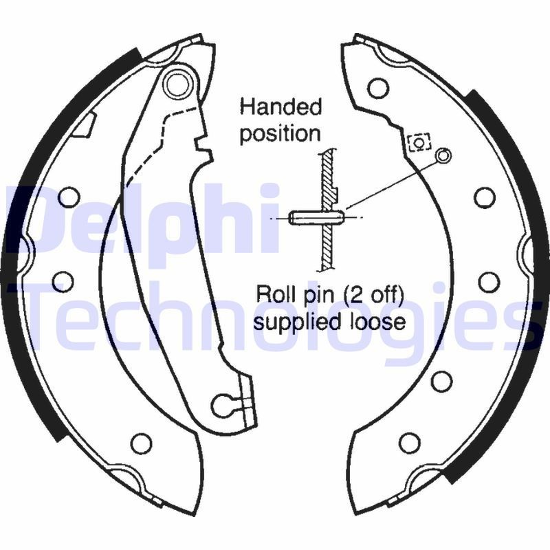 DELPHI LS1413: Piduriklotside komplekt