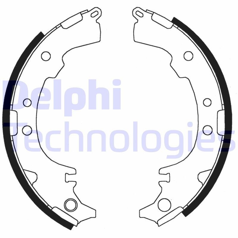 DELPHI LS1831: Piduriklotside komplekt