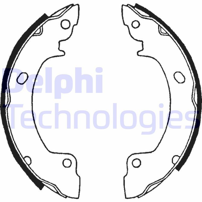 DELPHI LS1514: Kit ganasce freni