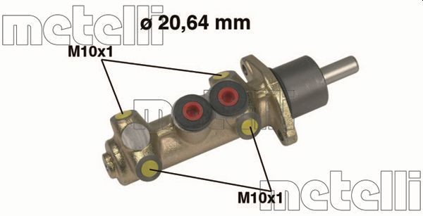 METELLI 05-0300: Pompa centrala, frana