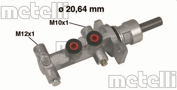 METELLI 05-0553: Huvudbromscylinder