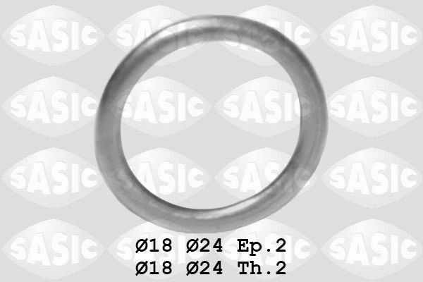 SASIC 3130020: Rõngastihend, õli äravoolukruvi Vask, Siseläbimõõt: 18mm