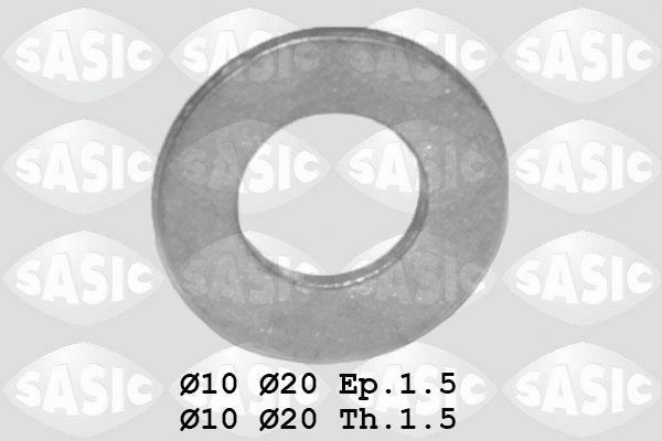 SASIC 3130330: Rõngastihend, õli äravoolukruvi Vask, Siseläbimõõt: 10mm