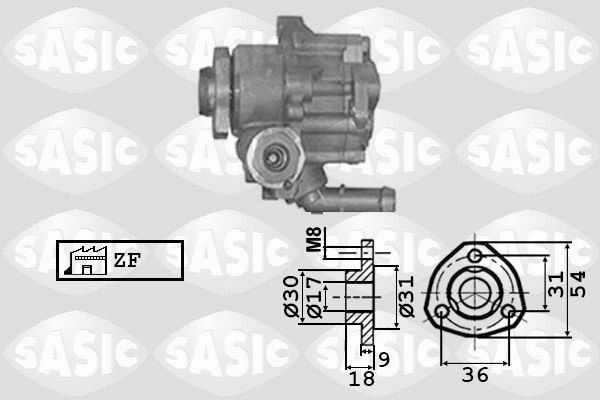SASIC 7076023: Roolivõimu pump
