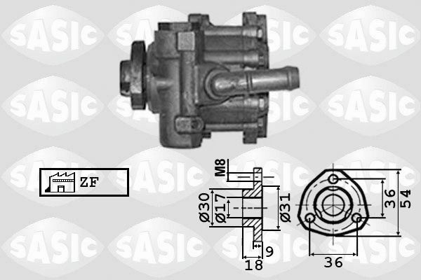 SASIC 7076042: Pompa idraulica, sterzo
