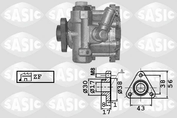 SASIC 7076025: Vairo stiprintuvo siurblys