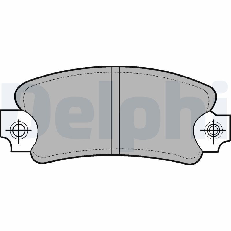 DELPHI LP99: Piduriklotsid ilma lisavarustuseta