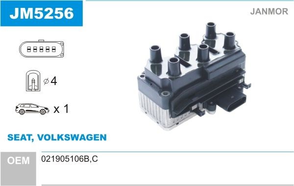 JANMOR JM5256: Süütepool