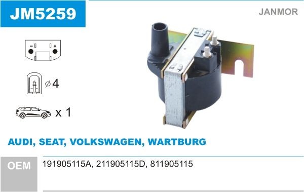 JANMOR JM5259: Süütepool