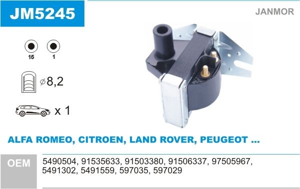 JANMOR JM5245: Süütepool