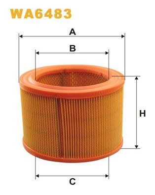 WIX FILTERS WA6483: Õhufilter