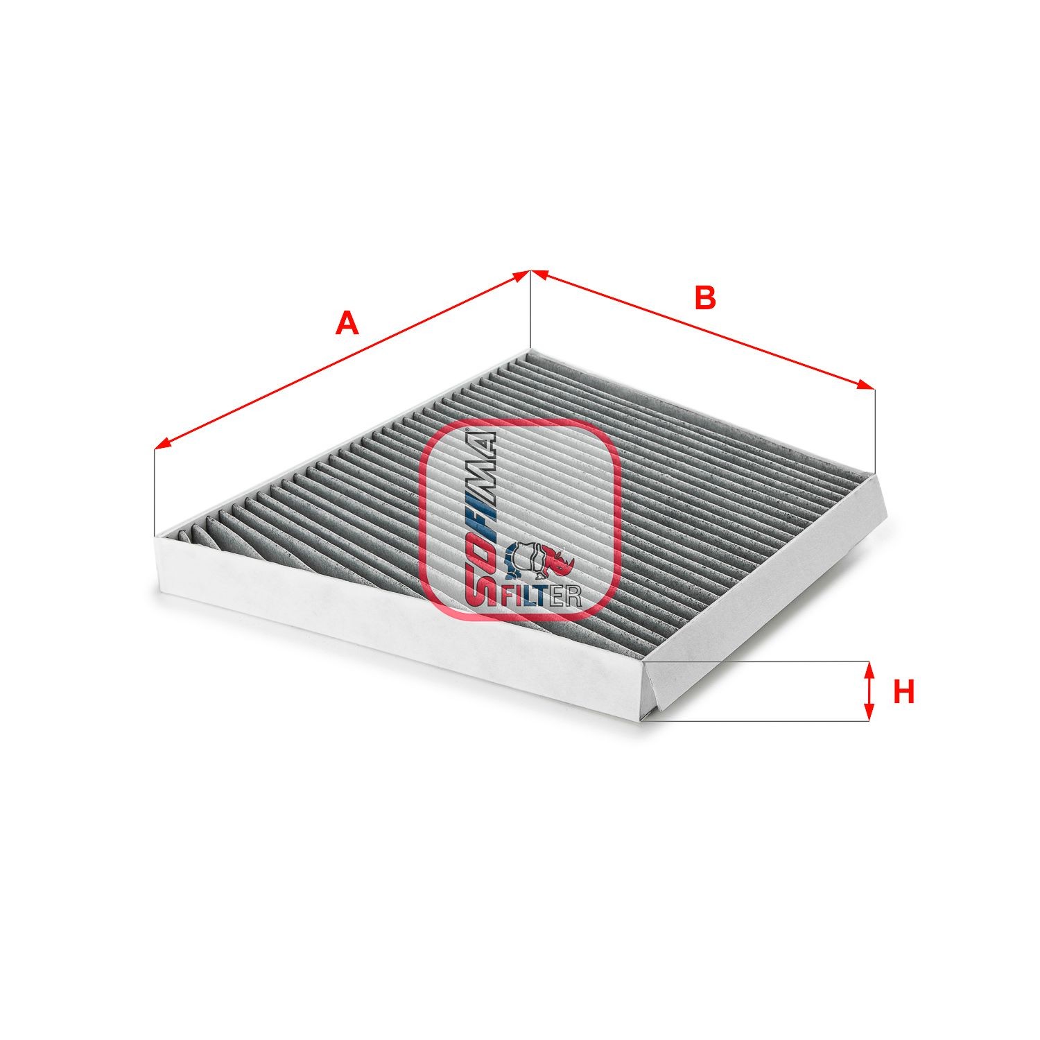 SOFIMA S 4133 CA: Filtre d'habitacle Filtre à charbon actif