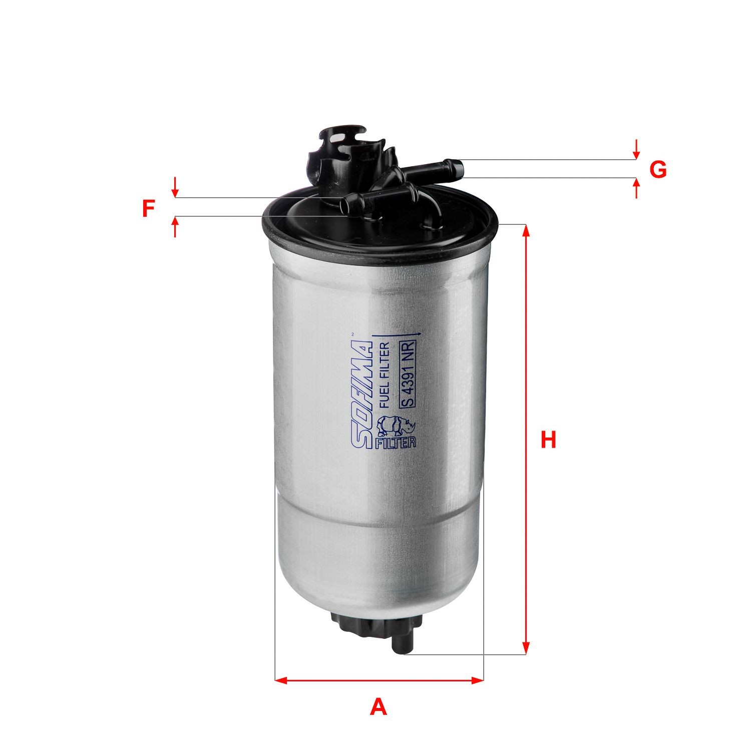 SOFIMA S 4331 NR: Filtru combustibil