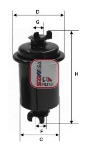 SOFIMA S 1550 B: Filtru combustibil
