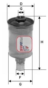 SOFIMA S 1511 B: Kütusefilter