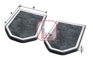 SOFIMA S 4110 CA: Filtru, aer habitaclu Filtru carbon activ