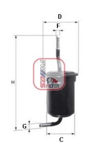 SOFIMA S 1517 B: Kütusefilter