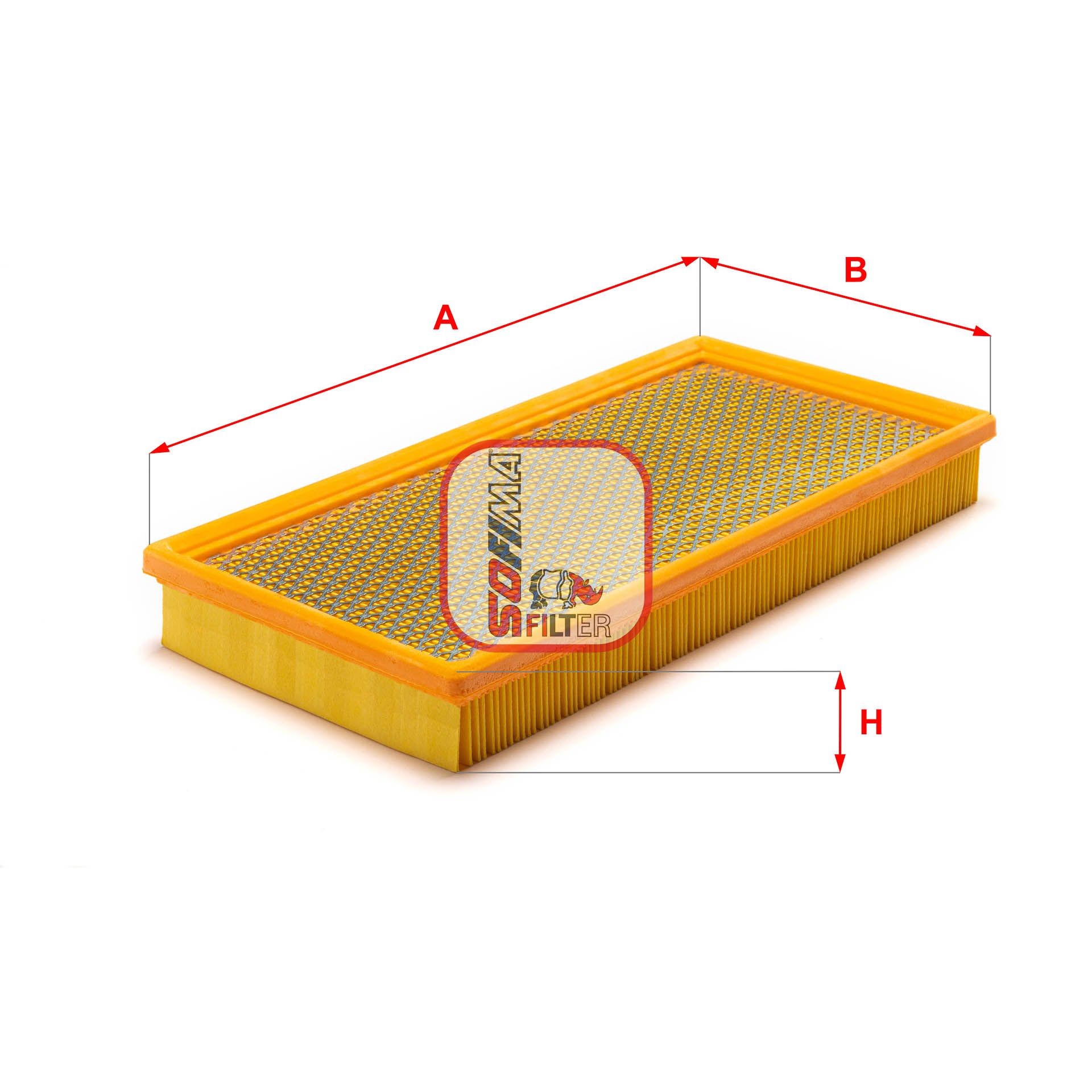 SOFIMA S 0972 A: Gaisa filtrs