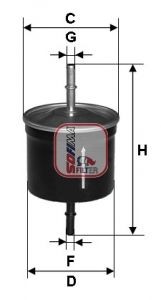 SOFIMA S 1627 B: Kütusefilter