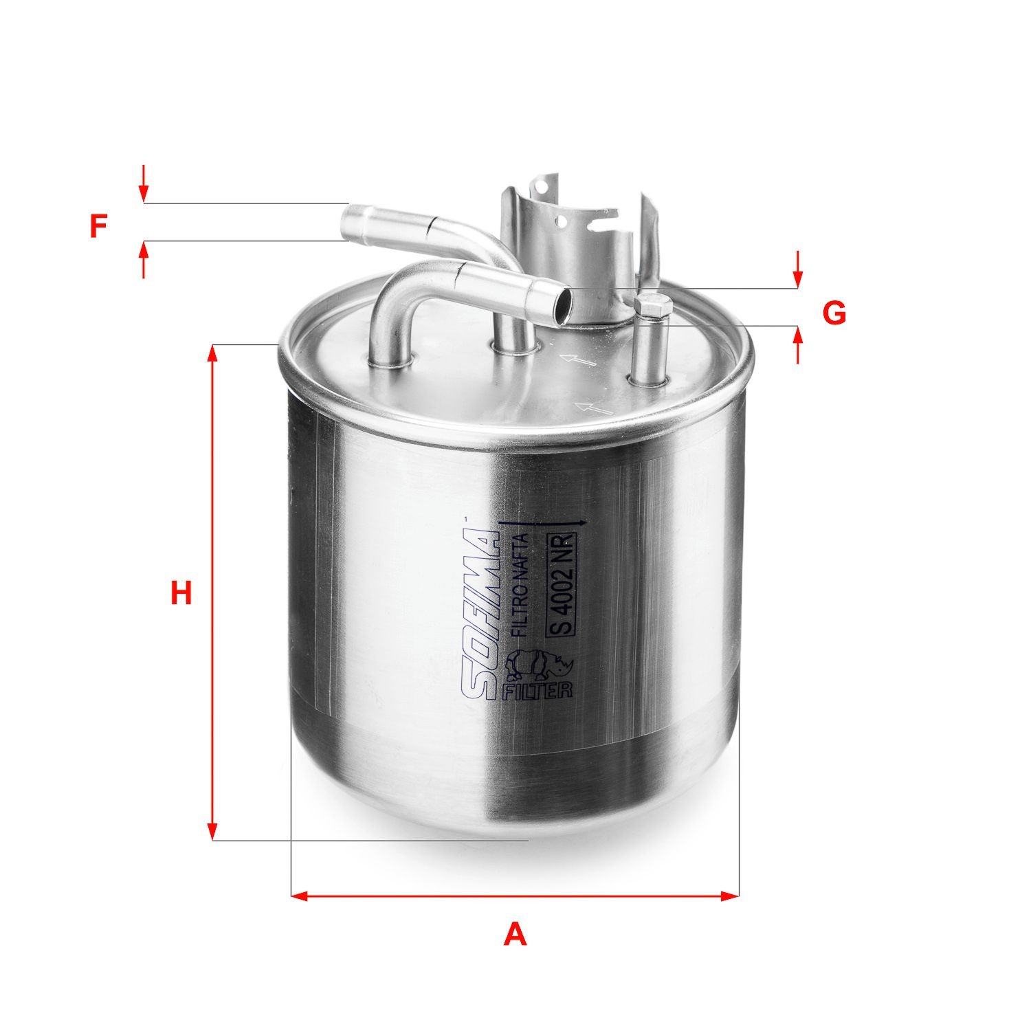 SOFIMA S 4002 NR: Filtru combustibil
